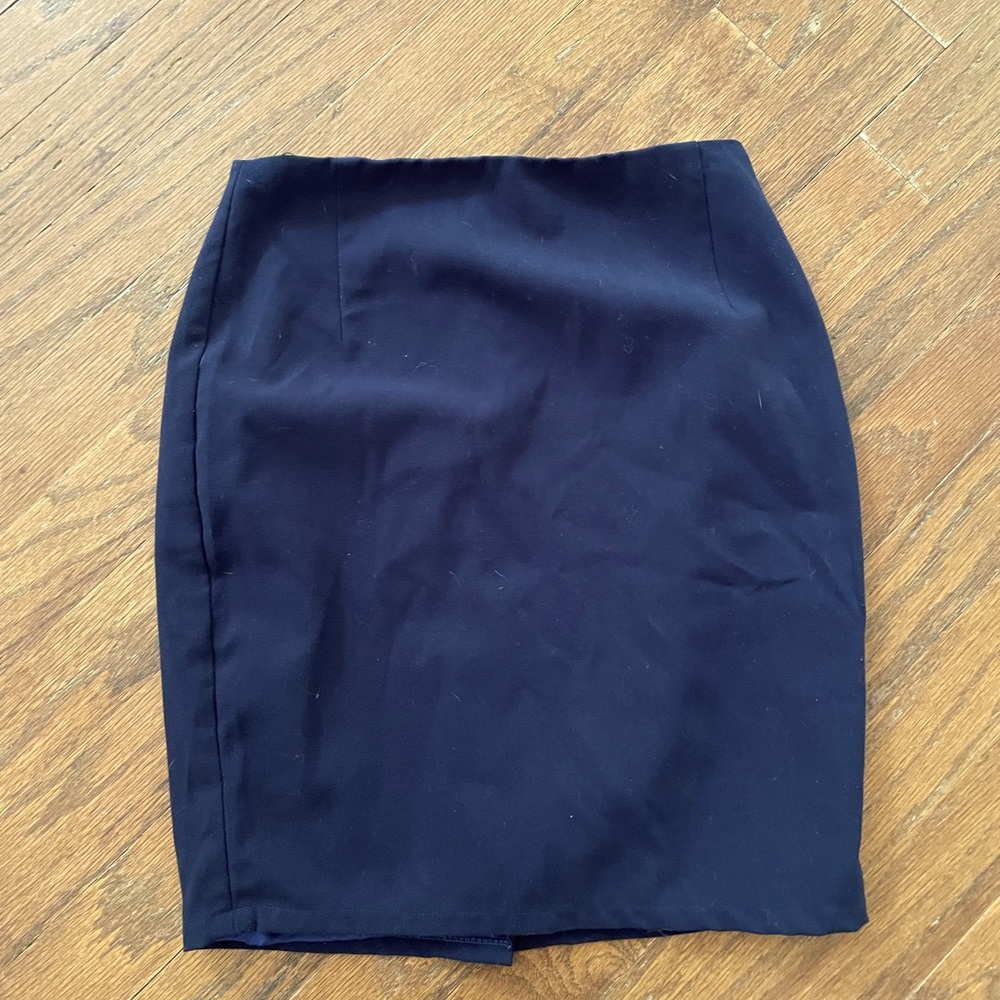 Navy blue skirt